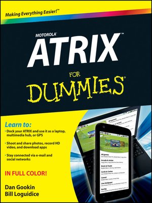cover image of Motorola ATRIX For Dummies